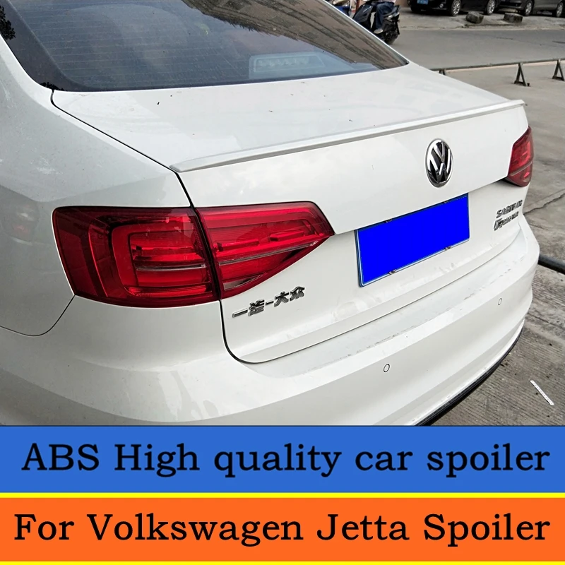 

For Jetta Spoiler 2015-2017 High Quality ABS Material Car Rear Wing Primer Color Rear Spoiler For Volkswagen Jetta Spoiler