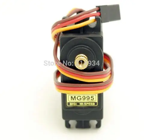 10 шт./лот MG995 55g сервопривод с металлическим зубчатым приводом для Rc вертолета