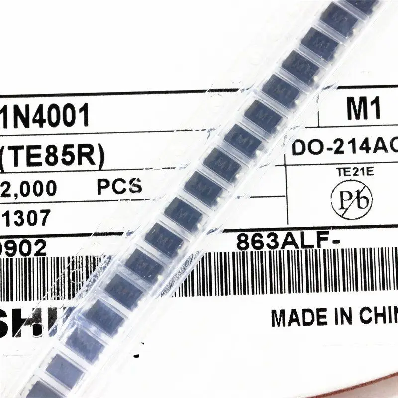

100PCS 1N4001 LL4001 M1 SMD 1N4001 1A 50V Rectifie Diodes NEW