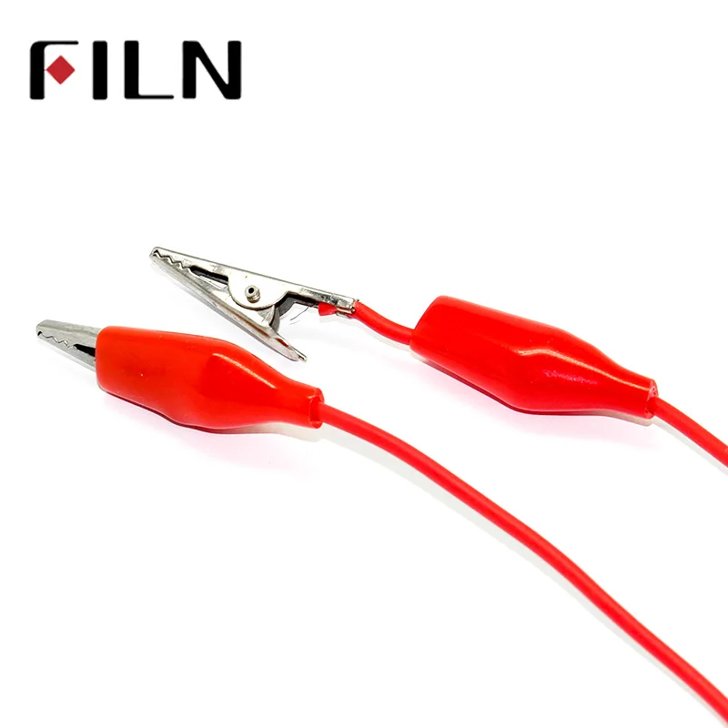 New 10pcs Alligator Clips Electrical DIY Test Leads Alligator Double-ended Crocodile Clips Roach Clip Test Jumper Wire hoop clip (5)