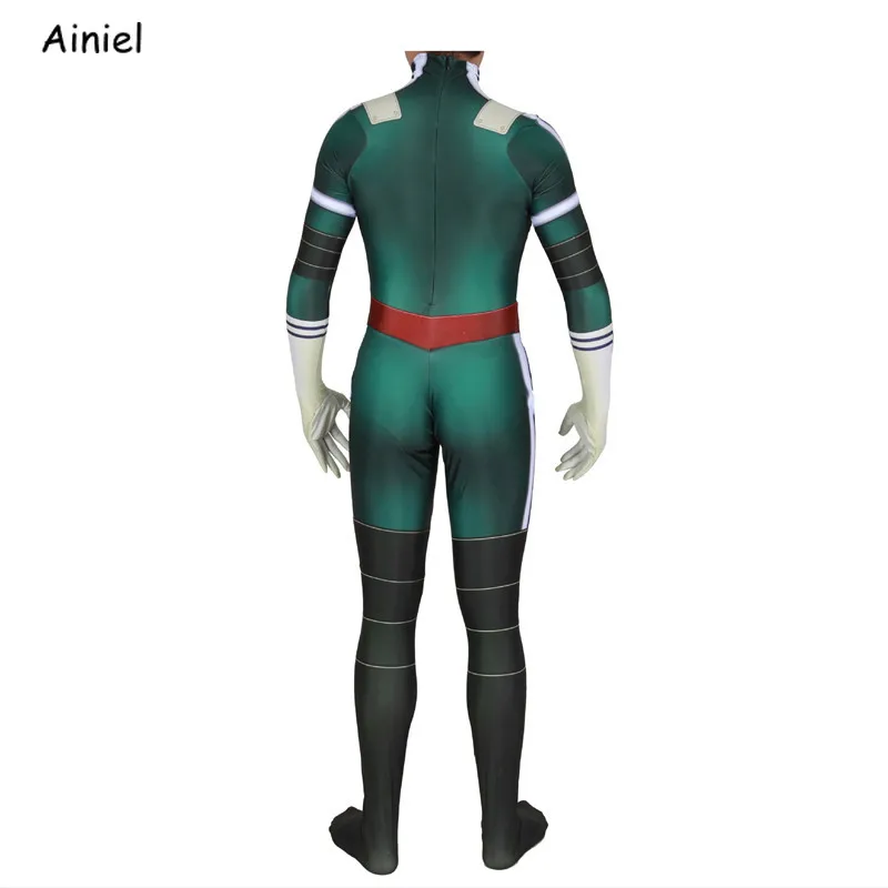 Аниме Мой герой Academy Косплей Midoriya Izuko Deku костюмы парик мужчины женщины zentai боди костюм костюмы на Хэллоуин для детей и взрослых