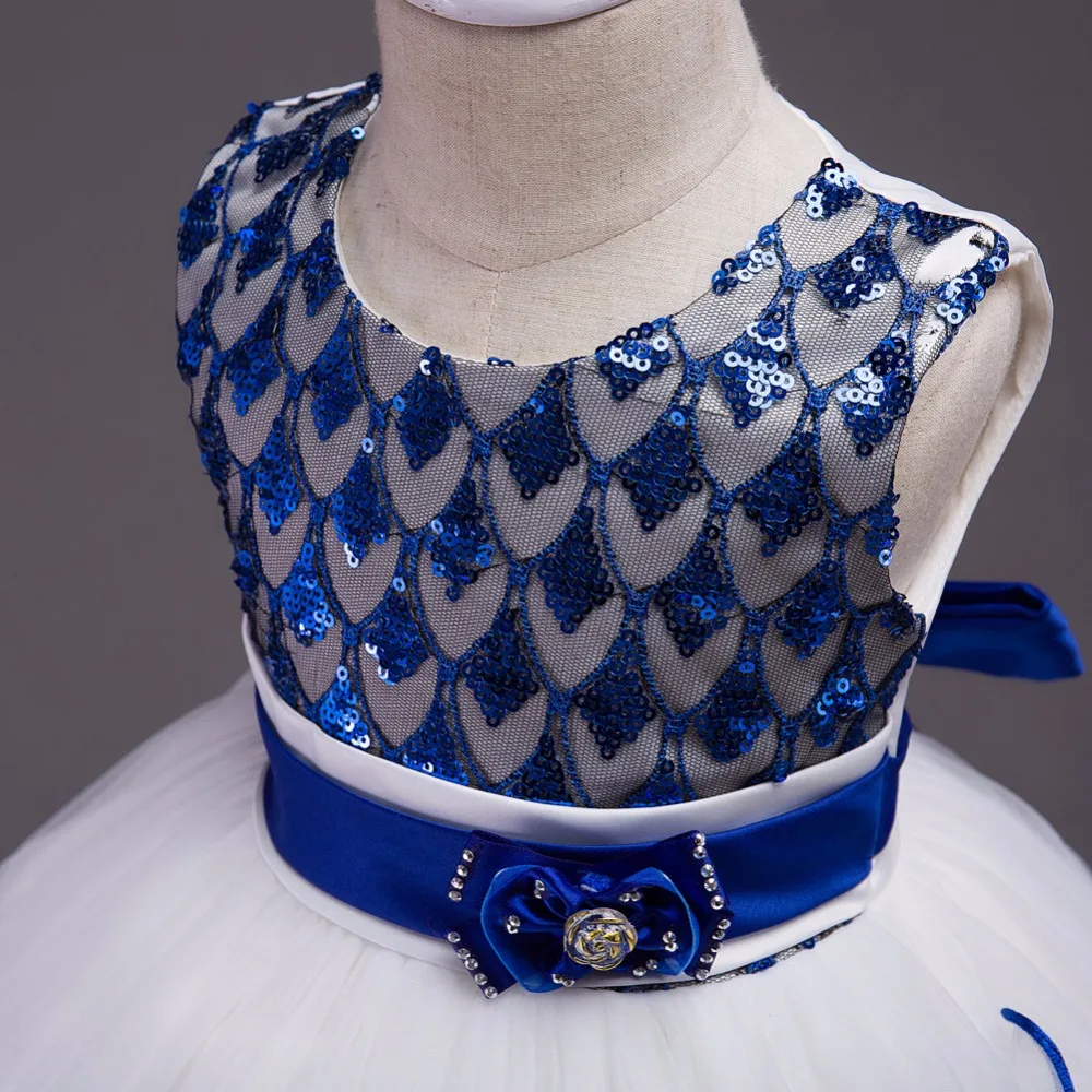 Yeedison High Quality Girls Dress Cute Kids Sequins Wedding Party Dresses For Girls Princess Prom Gown 2018 New Children Costume (10)