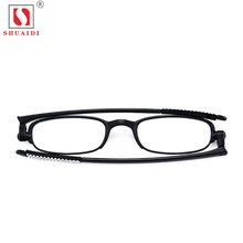 Портативные тонкие складные очки для чтения с поворотом на 360 градусов, очки для дальнозоркости для мужчин и женщин+ 1,0 до+ 4,0