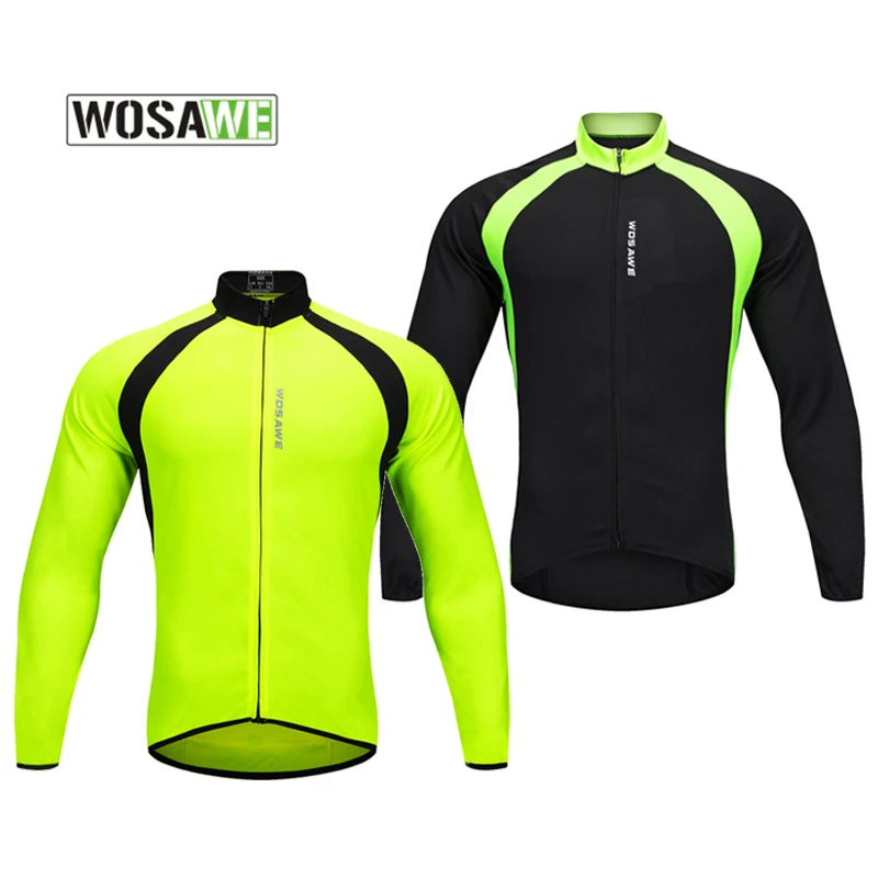 Breathable Long Sleeve Mesh Cycling Jersey Quick Dry UV Protect Bike ...