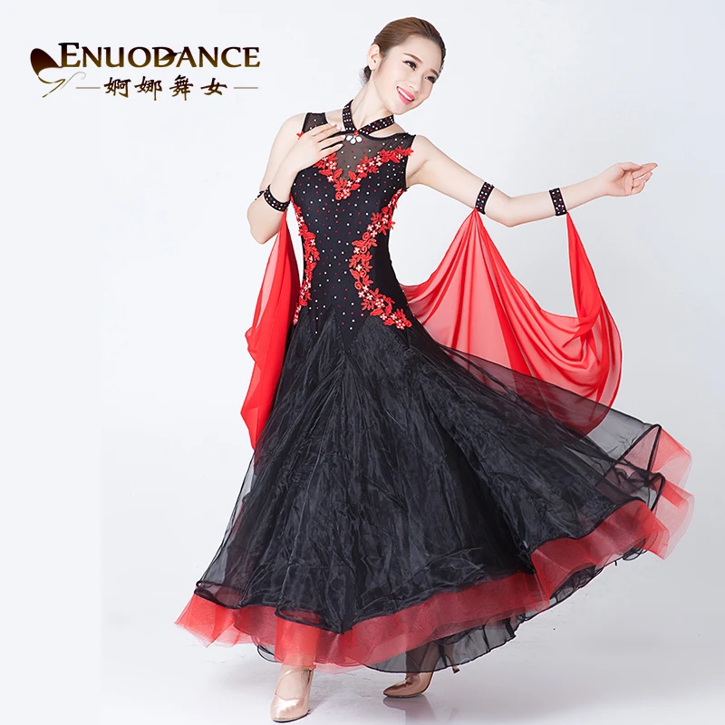 Новое Бальное Платье, для вальса Современная танцевальное бальное платье Танцы производительность платья стандартный бальный зал Одежда для танцев танго платье