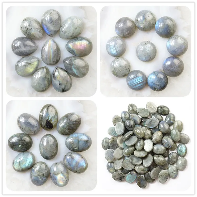 Prix pour 10 Pcs Naturel Labradorite 16mm/20mm CAB CABOCHON Choisir Vous Comme (Min. Order $10 mix) Prix pour 10 Pcs Naturel Labradorite 16mm/20mm CAB CABOCHON Choisir Vous Comme (Min. Order $10 mix)