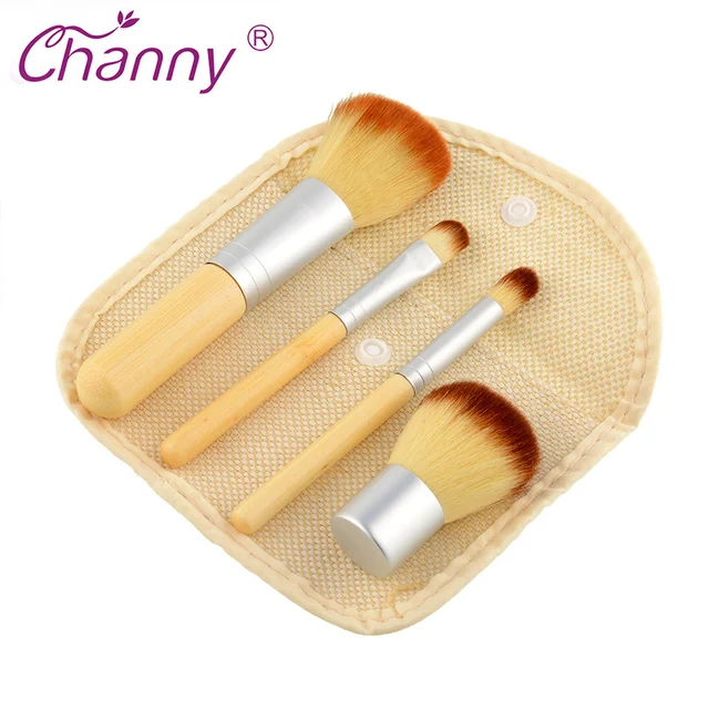 Best Price Channy Makeup Brushes 4pcs/lot Foundation Make Up Brushes Cosmetic Face Powder Brush Tools pinceau maquillage pennelli trucco