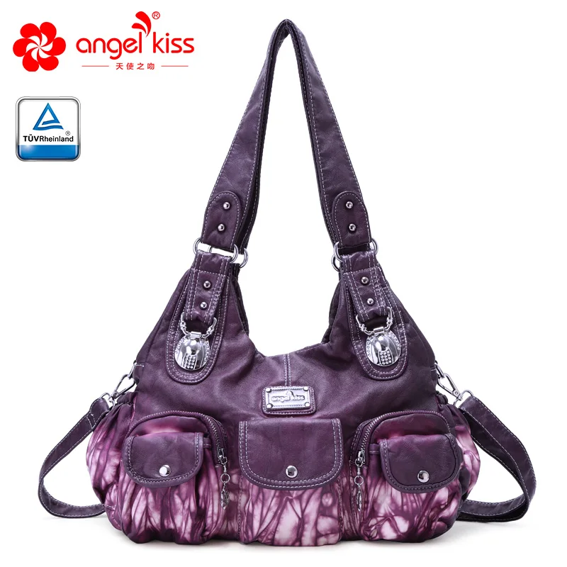 Angelkiss женские сумки одноцветные с постепенным изменением цвета повседневные на
