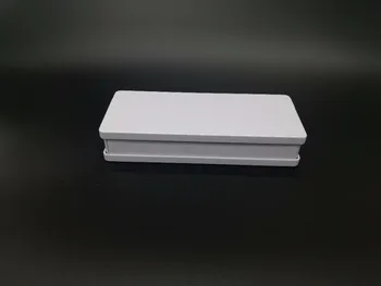 

Size:160*65*30mm tea tin box rectangle metal case gift packing box with white color printing food packing box ginseng box