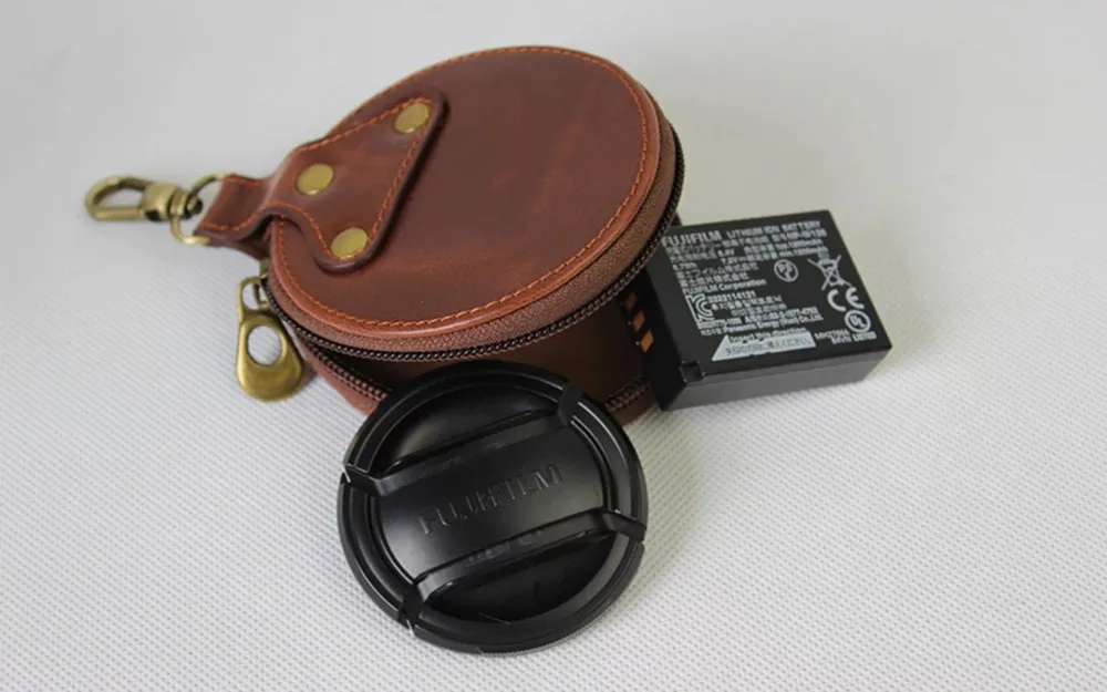 Ocotex черный/темно-коричневый/светло-коричневый кожаный чехол для Fuji XT-2 XT2 Камера мешок зарядки непосредственно+ Батарея чехол для хранения