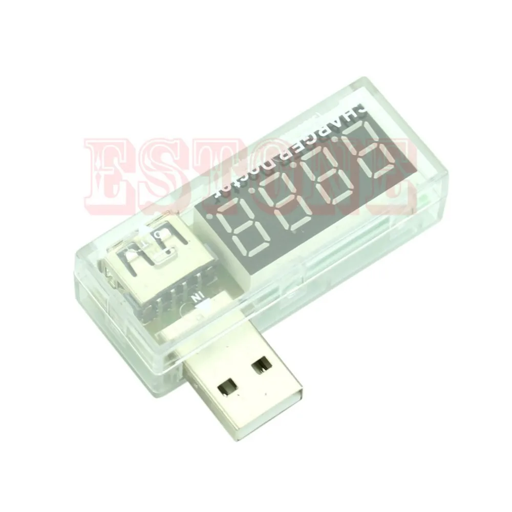 USB Charger Doctor Battery Tester Power Detector Voltage Current Meter Clear 'lirunzu