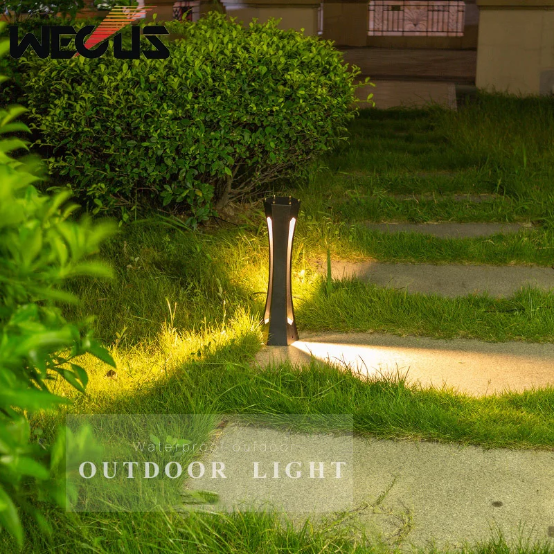 Vloer Rvs Lamp Outdoor Waterdichte Binnenplaats Landschap Lamp Eenvoudige Moderne Tuin Straat