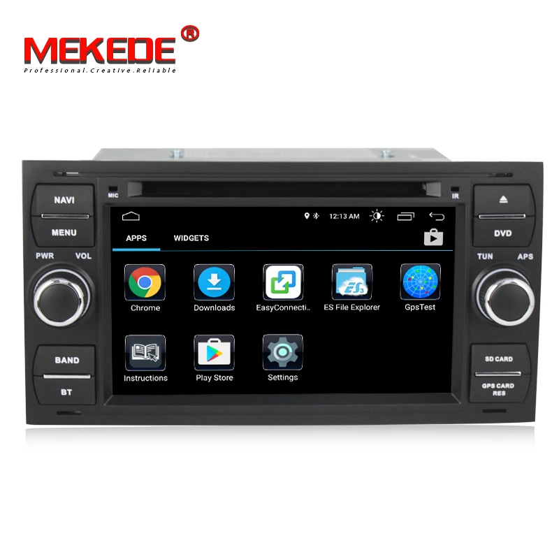 Sale 2 DIN Android 8.0 Car DVD Player GPS Navi for Ford Focus Transit Mondeo Fiesta Galaxy C-MAX S-MAX Kuga with Audio Radio Stereo 1