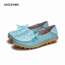 2018 New Arrival Genuine Leather Shoes Woman Women Shoes Flats Loafers Slip On Women's Flat Shoes Moccasins Ballet Shoe Plus 2018 New Arrival Genuine Leather Shoes Woman Women Shoes Flats Loafers Slip On Women's Flat Shoes Moccasins Ballet Shoe Plus