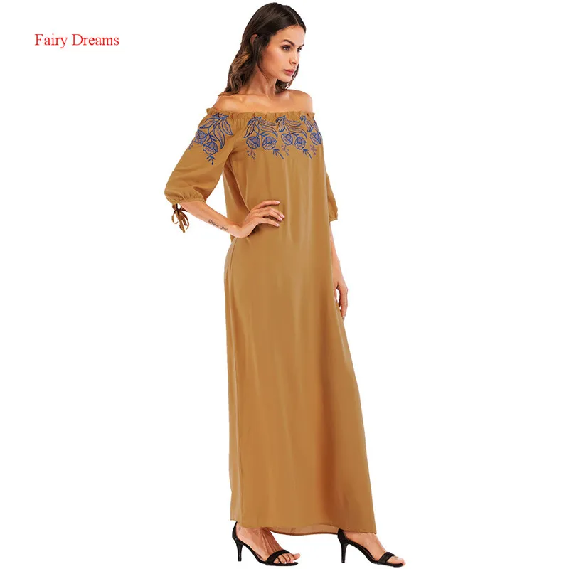 Сексуальное Moslim abaya 2019 Новое Стильное длинное мусульманское платье с открытыми