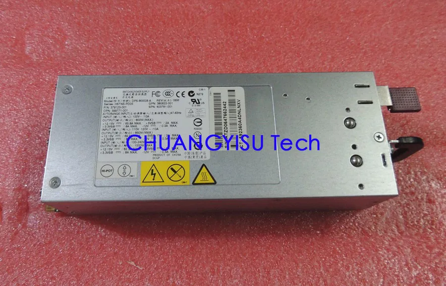 Бесплатная доставка блок питания CHUANGYISU для оригинального DL380G5 ML370 350G5 DPS 800GB A 379123 001
