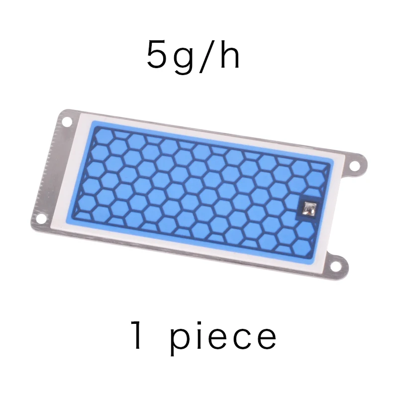 1/2 шт портативный керамический озоновый генератор с двойной встроенной керамической пластиной озонатор очиститель воздуха и воды части 220 В/110 В 5 г