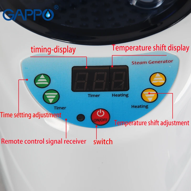 GAPPO Паровая сауна портативный Паровая Ванна домашняя паровая сауна номер инфракрасная сауна коробка спа с парогенератором емкость 2L потеря веса
