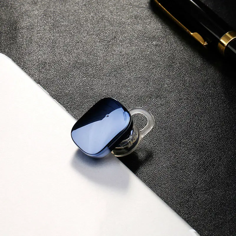 Baseus мини Беспроводной Bluetooth наушники для iPhone X 8 samsung S9 S8 наушники-вкладыши стерео Беспроводной Bluetooth наушники с микрофоном - Цвет: Blue
