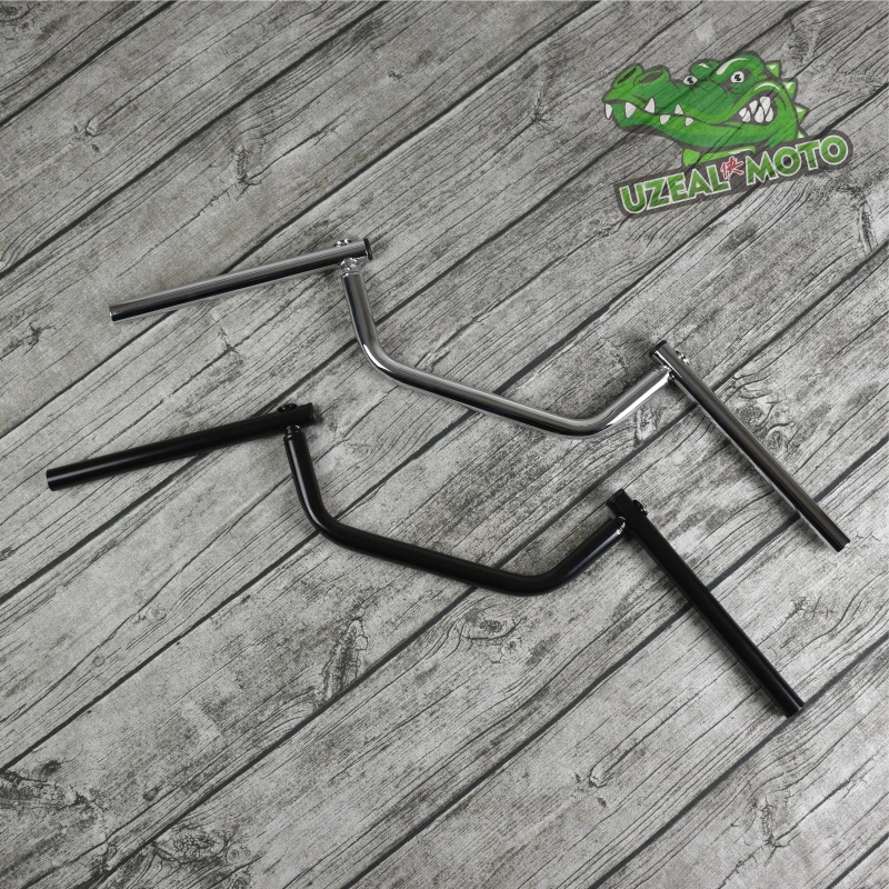 

Black 22mm Retro Motorcycle Modified Universal Handlebar Cafe Racer Angle adjustable Direction handle