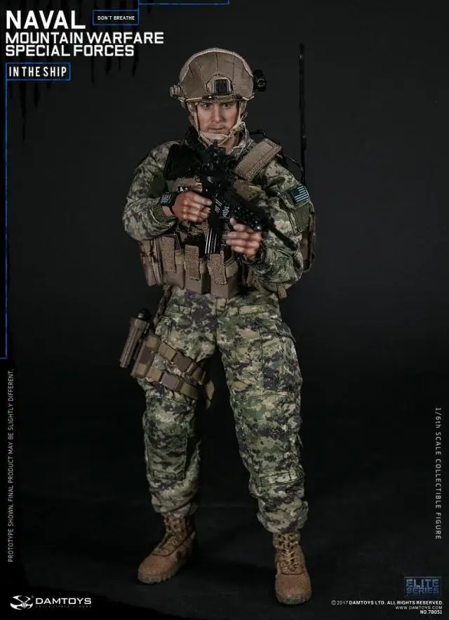 DAMTOYS 1/6 морская горная война солдат спецназа фигурка Коллекционная модель игрушки подарок