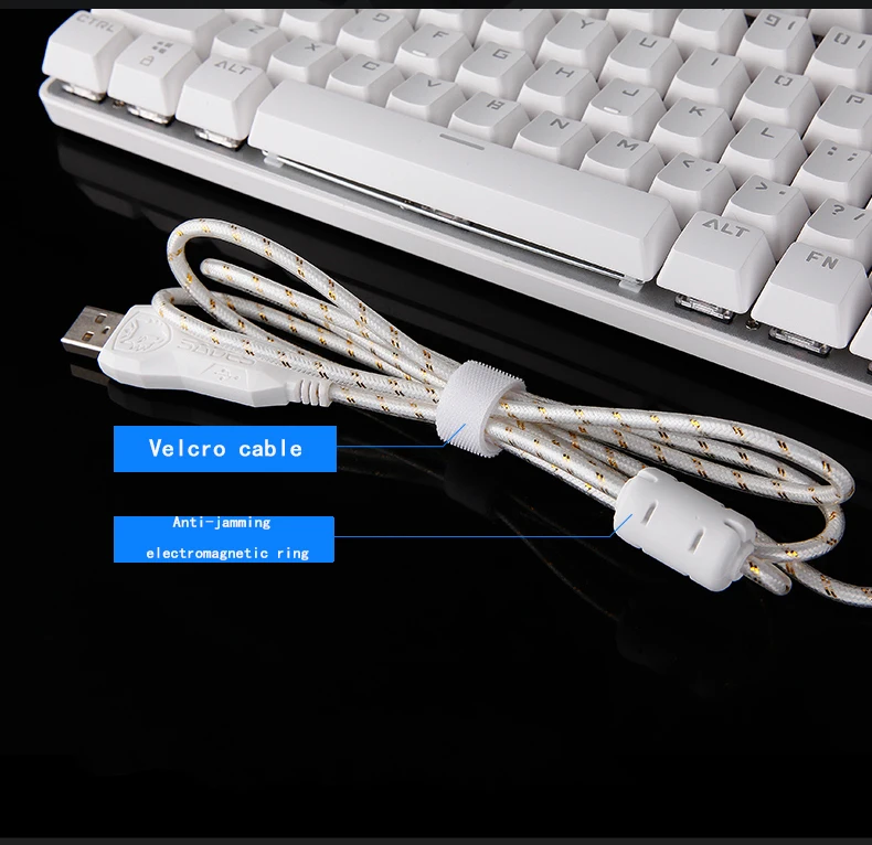 SADES настоящая механическая клавиатура подсветка RGB светодиодная клавиатура для геймеров 104 ключ проводная USB механическая клавиатура игровой офис