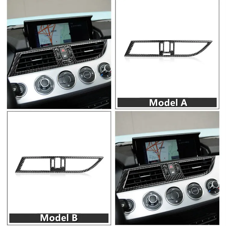 Carbon Fiber Interior Central Dashboard Air Conditioner Outlet Frame Decorative Sticker For BMW Z4 E89 2009-15 Car Accessories (13)