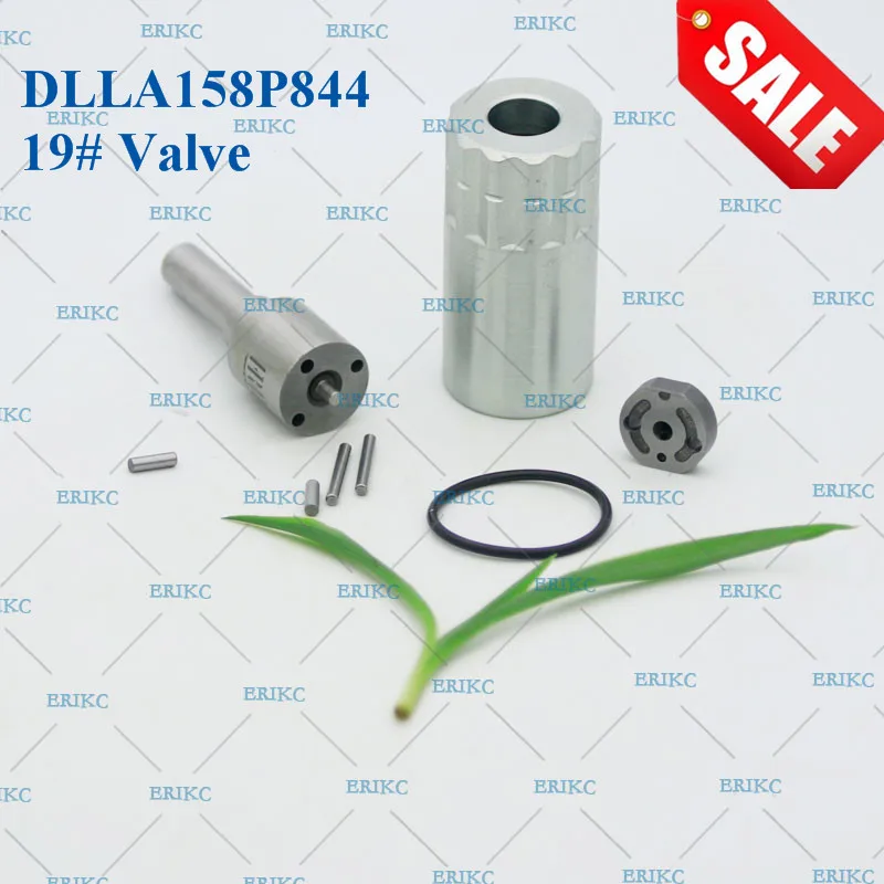 

ERIKC Repair Kits 095000-5340 Sapre Parts Fuel Injector DLLA158P844 Nozzle Valve Plate 19# Nut E1022002 Overhaul Repair Kits