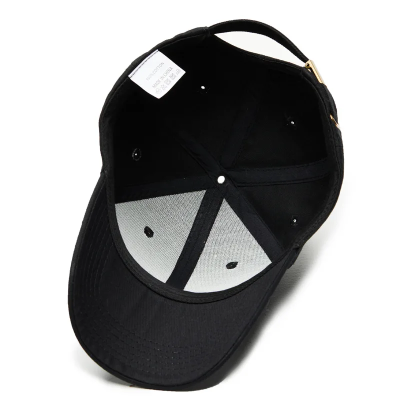 Snapback Baseball Caps Solid Men Cap Women's Bones Dad Hats Black Casual Male Baseball Cap for Men Female Cotton  Adjustable Hat (12)