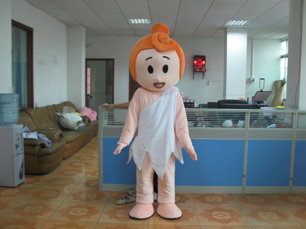 Buy New Adult Size Pink Girl Mascot Costume Adult