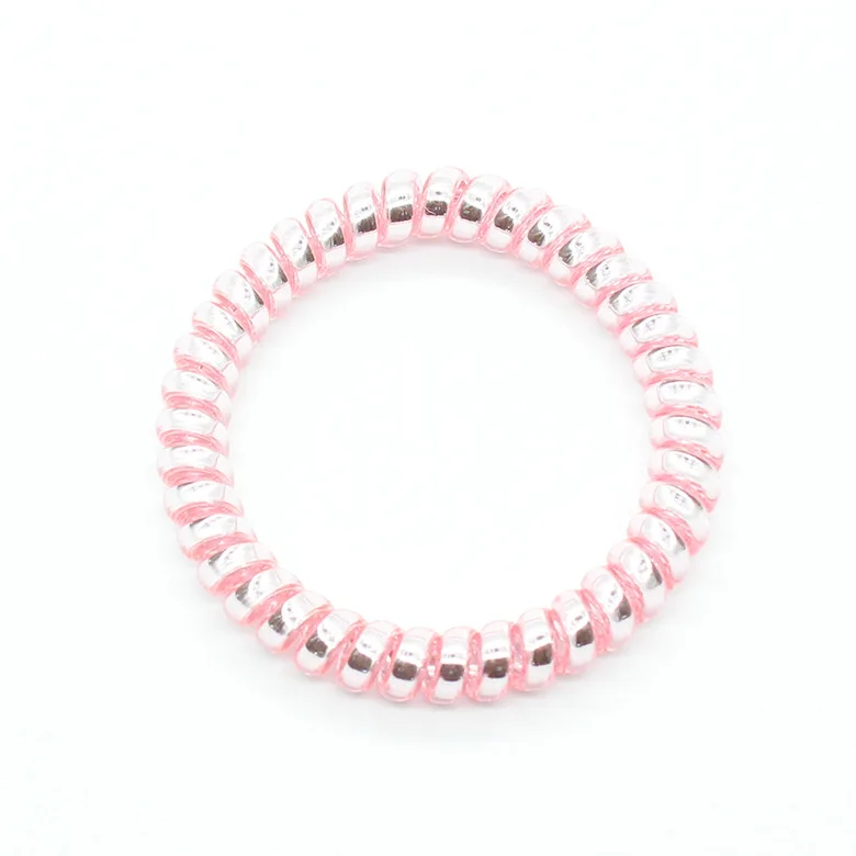 5Pcs/set Telephone Line elastic Hair color girl hair ring women accessories Trendy Headbands transparent elastic hair band 5Pcs/set Telephone Line elastic Hair color girl hair ring women accessories Trendy Headbands transparent elastic hair band