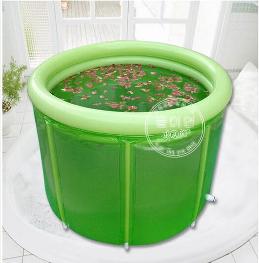 Adult bath bucket bath bucket ultralarge lovers double bath child baby swimming pool folding