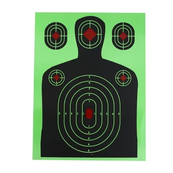 

Shooting Targets Reactive Splatter Gun Rifle Shots Paper Target