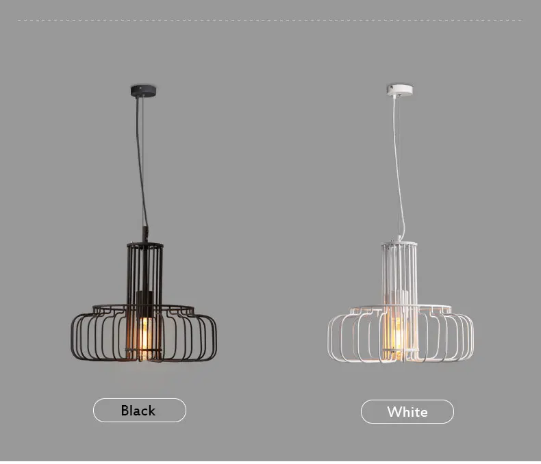 现代简约创意个性灯笼铁艺吊灯艺术餐厅客厅卧室书房鱼线吊灯-tmall_11