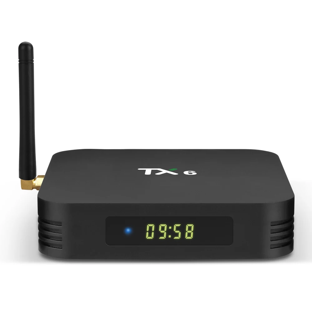 Tanix TX6 Allwinner H6 4 ГБ 32 ГБ 5G двойной Wi-Fi bluetooth 4,1 4K USB3.0 Android tv Box для Google плеера Youtube Smart set top box