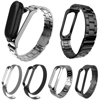 

Mi Band 3 Strap Meshed Loop for Xiaomi Mi Band 3 Bracelet Screwless Stainless Steel Metal Band for Miband 3 Wristbands