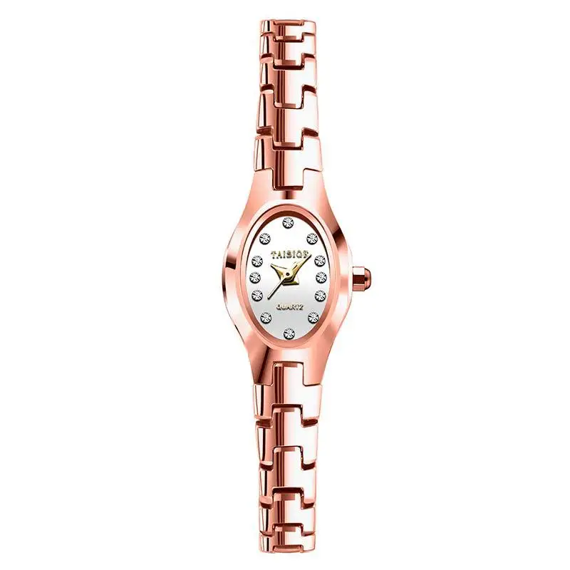 

women wristwatches Tungsten steel waterproof luxury rose gold woman clocks fashion ladies watch quartz taisige brand