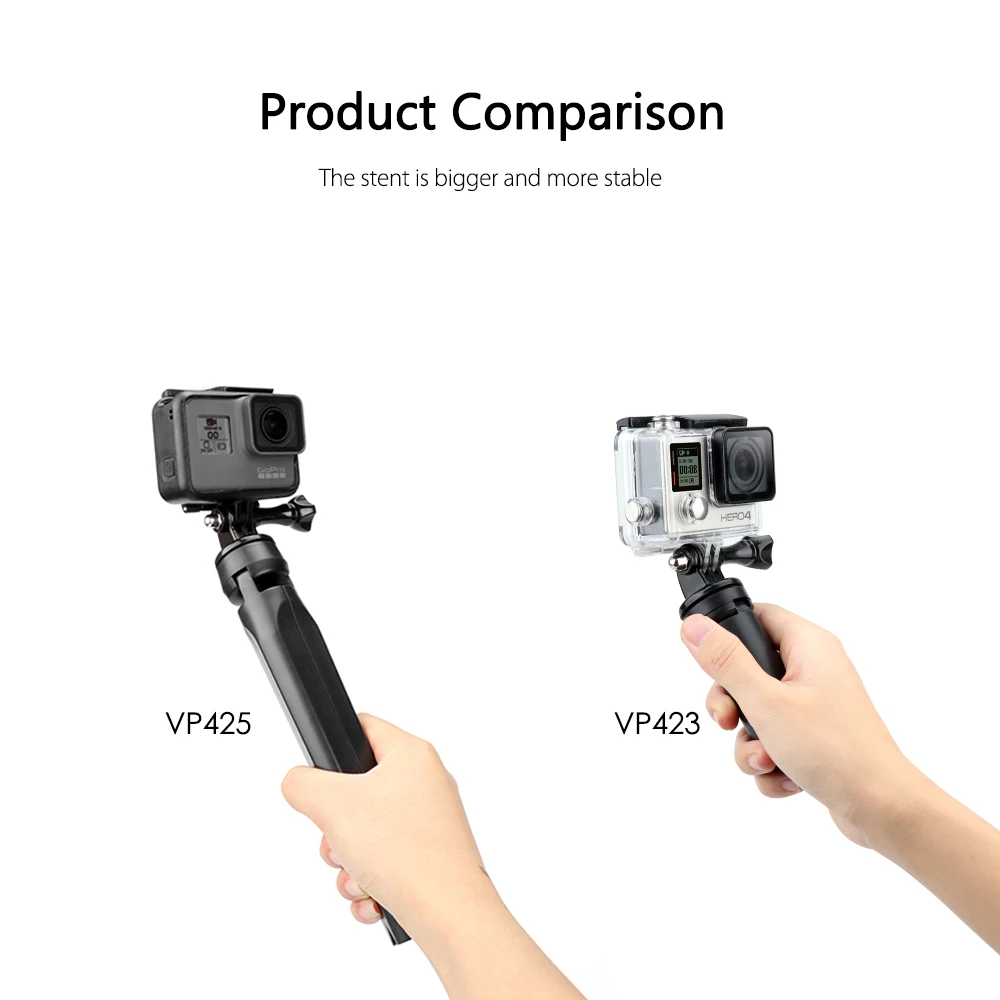 Штатив Vamson для Xiaomi селфи палка iPhone Экшн камера Yi 4K DJI OSMO аксессуары Gopro Hero 7 6 5