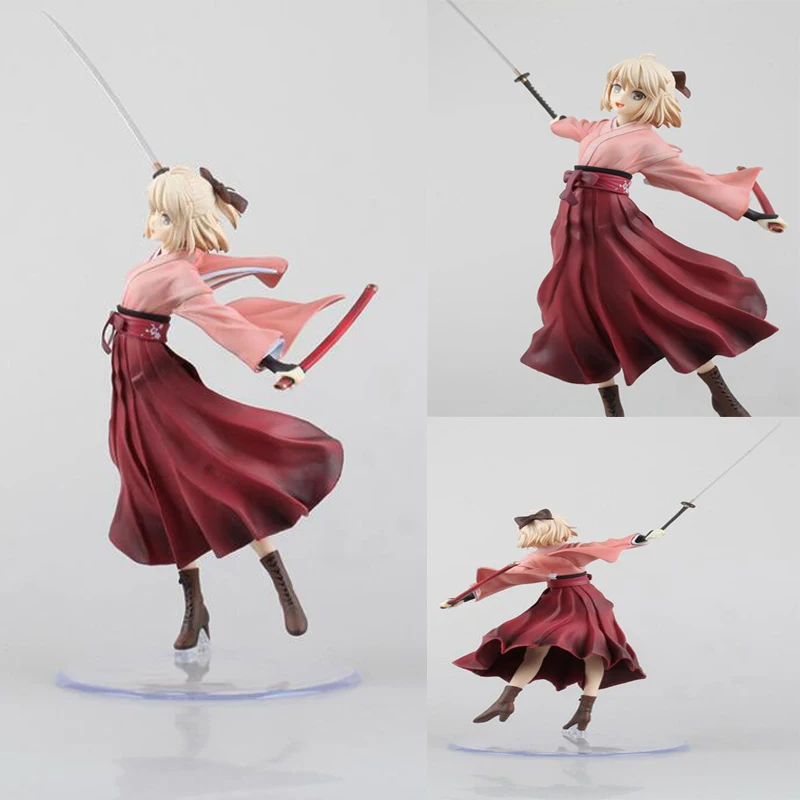 Аниме Модель Рисунок сабля фигурку Fate Stay Night игрушка Сакура Цифры Коллекция 1/8 весы окрашенные подарок KA279