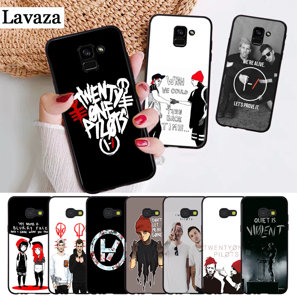 

Lavaza twenty one pilots tyler joseph Silicone Case for Samsung A3 A5 2016 2017 A6 Plus 2018 A7 A8 A9 A10 A30 A40 A50 A70 J6