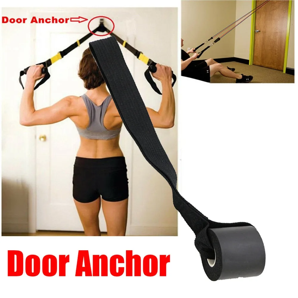 

Foam Door Anchor for Resistance Band Strap Tube Doorway Muscle Building Strength Training Workout Bodybuilding Gym Safety #0506