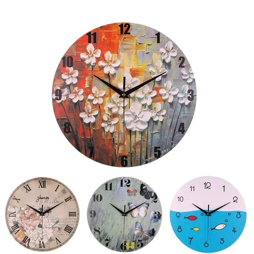 

Silent Sweep Modern Elegant Creative Clock Home Decoration Gift august15