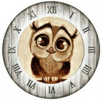 

Cross Stitch Kit DIY Diamond Embroidery Owl clock Full Square/round Diamond Painting Mosaic Home Decor