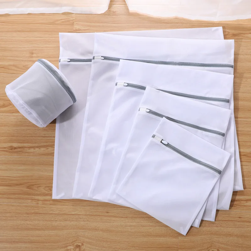 Zipper Mesh Laundry Bags Travel Foldable Storage Organize Bag Clothing Washing Bags for Blouse,Bra, Socks,Underwear,Lingerie 4