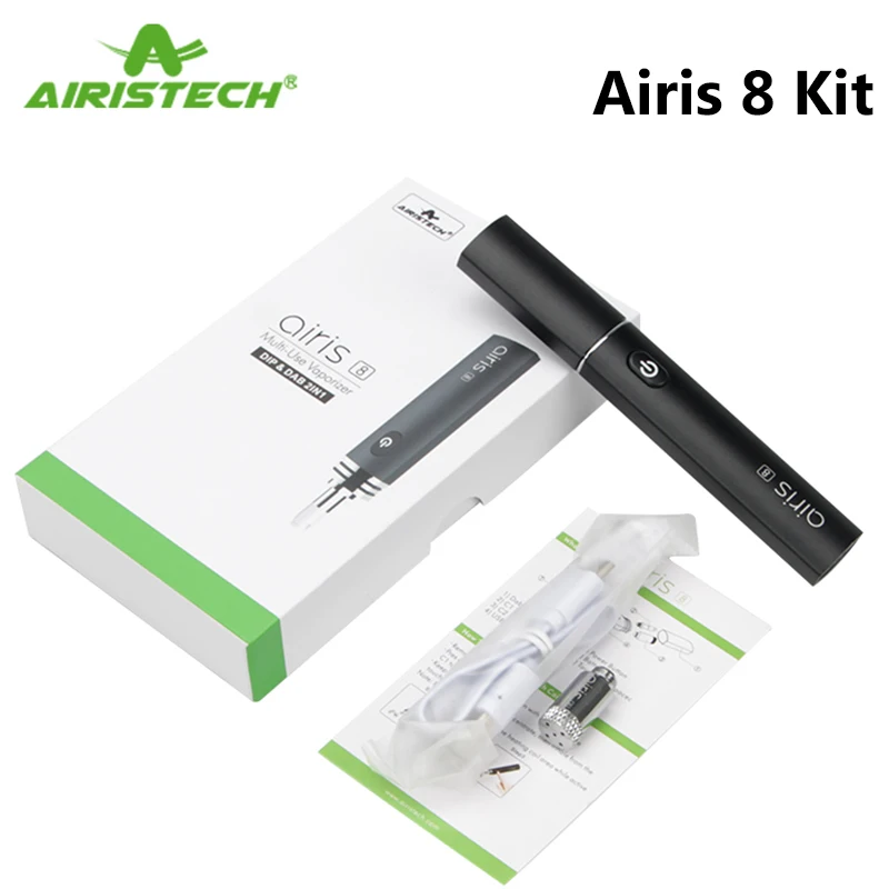 Оригинал Airistech Airis 8 испаритель комплект 0.6ohm воск Vape ручка 400 мАч батарея электронная сигарета капельного и DAB испаритель