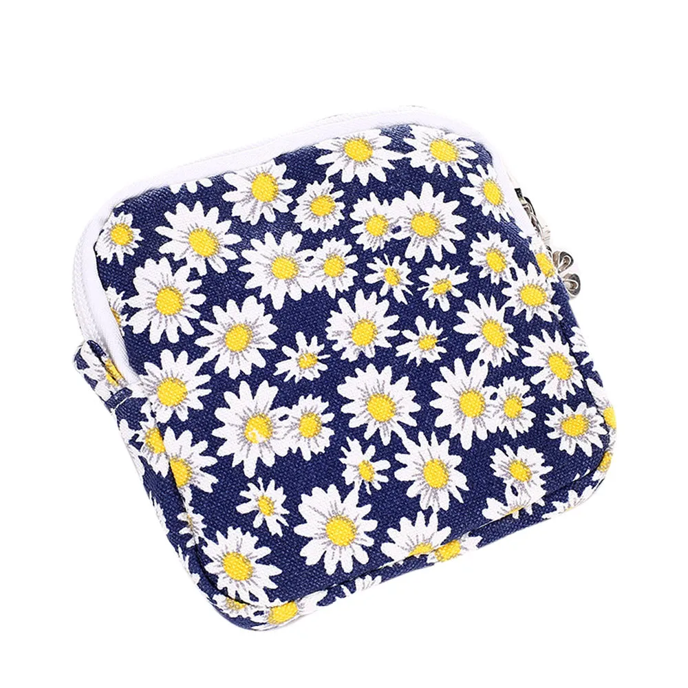 

Transer Women Girl Cute Sanitary Pad Organizer Holder Napkin Towel Convenience Bags high quality Cotton drop shipping B6*