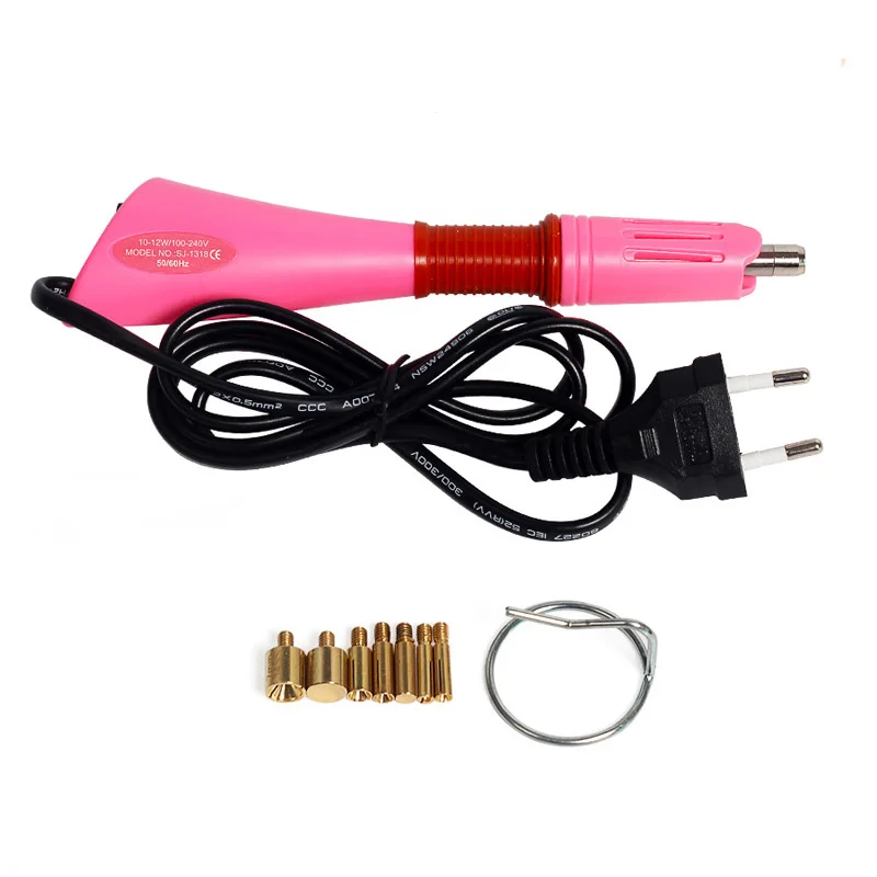 

Fast Heating Hot Fix Applicator Wand Gun Hotfix Rhinestones Iron On Crystal Garment DIY Heat Fix Tools Electric Soldering