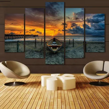 

5pcs, new fashion 5D diamond painting sailboat and the sea, diy diamond pattern Kits for square diamond embroidery rhinestones
