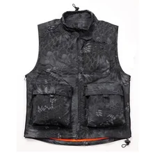 Тактический Открытый Спорт Гремучая змея охотничий жилет Многофункциональный Камуфляж для армейских боевых CS военных игр Пейнтбол страйкбол