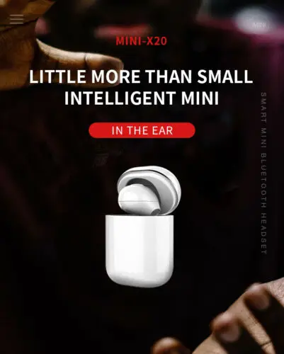 Mini Single Wireless Bluetooth 4 2 Earphones Waterproof Headset Earbuds Bass Stereo Sport Gaming Headset With Mic Earphone